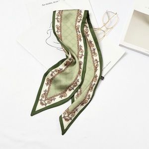 Silk feel scarf